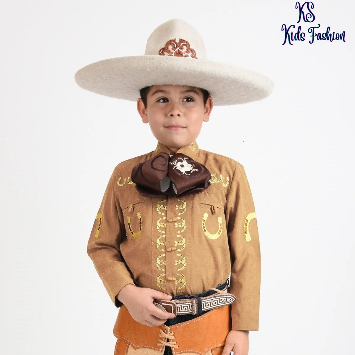 Camisa de Charro para Niño KS-TM-WD0937 - Charro Shirt for Kids