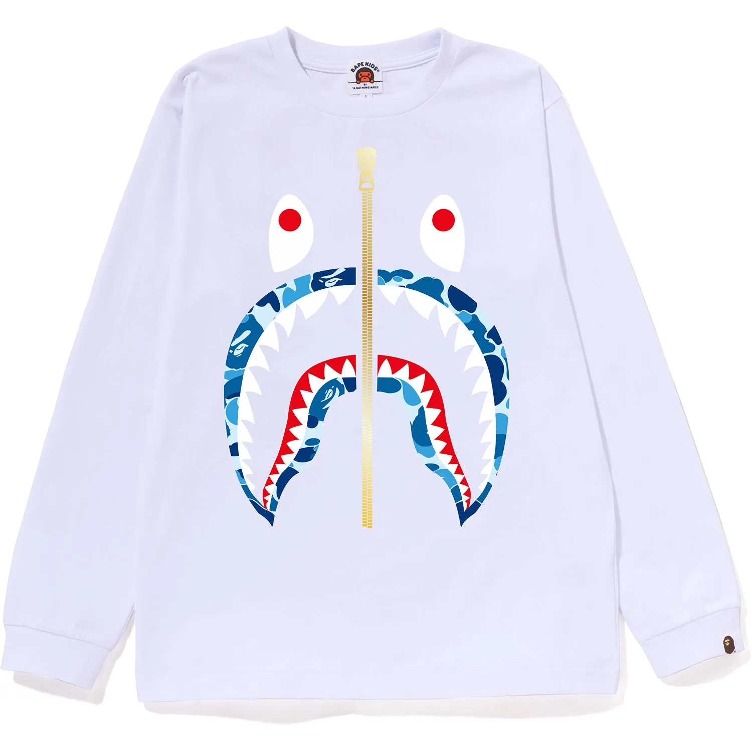 ABC CAMO SHARK L/S Tee for Junior Kids