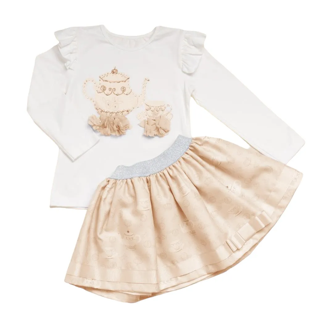 CARAMELO KIDS SKIRT SET 0122113M