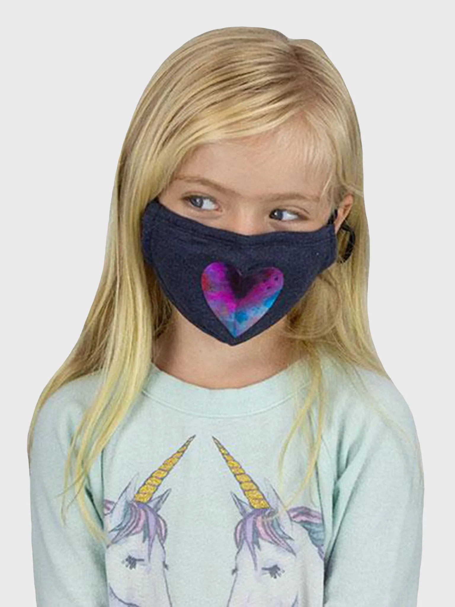     CHASER  Kids' Glitter Heart Mask    