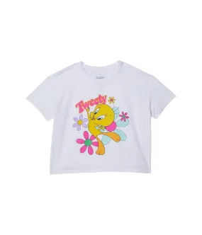 Chaser Kids Looney Tunes - Tweety Flowers Tee (Toddler/Little Kids)