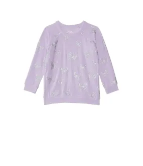 Chaser Kids Pullover with Glitter Butterflies