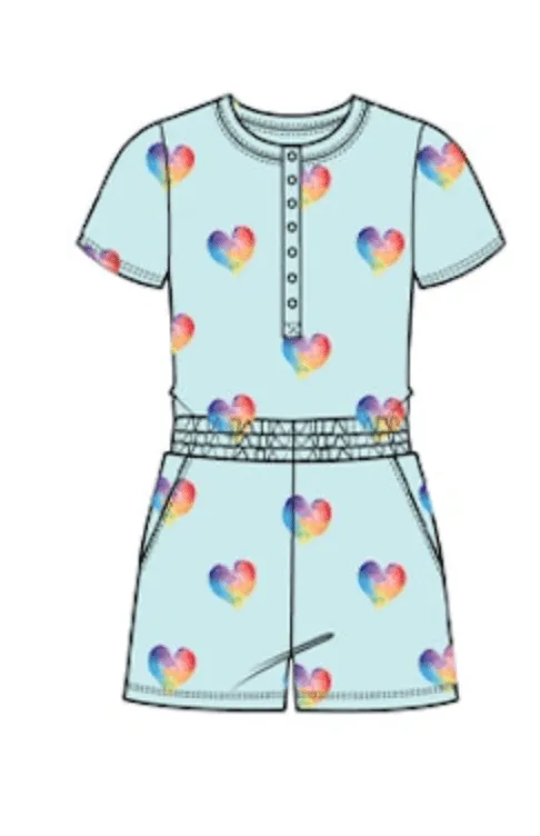 Chaser Kids Romper Salt Air