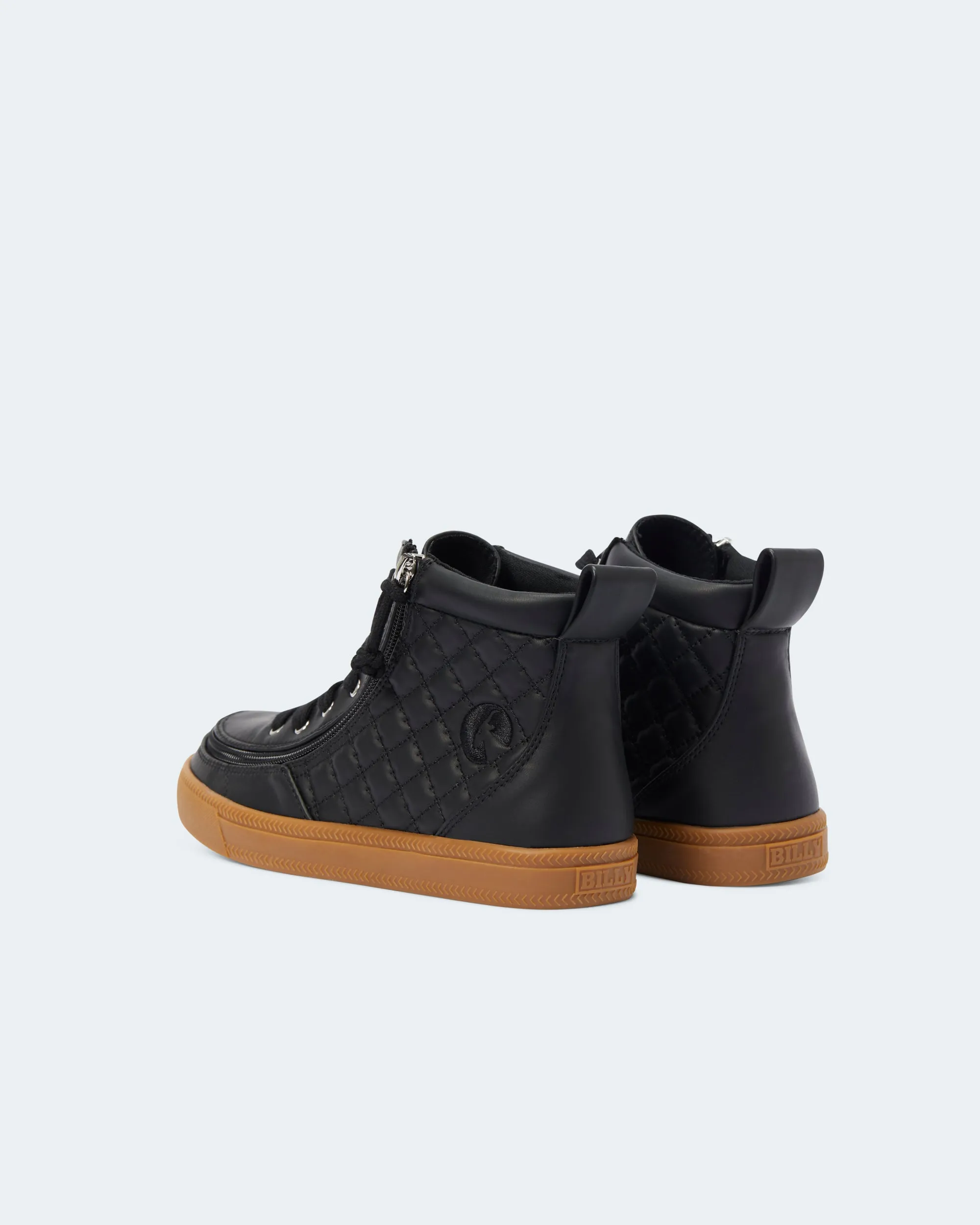 Classic High Top (Kids) - Black Gum Quilt