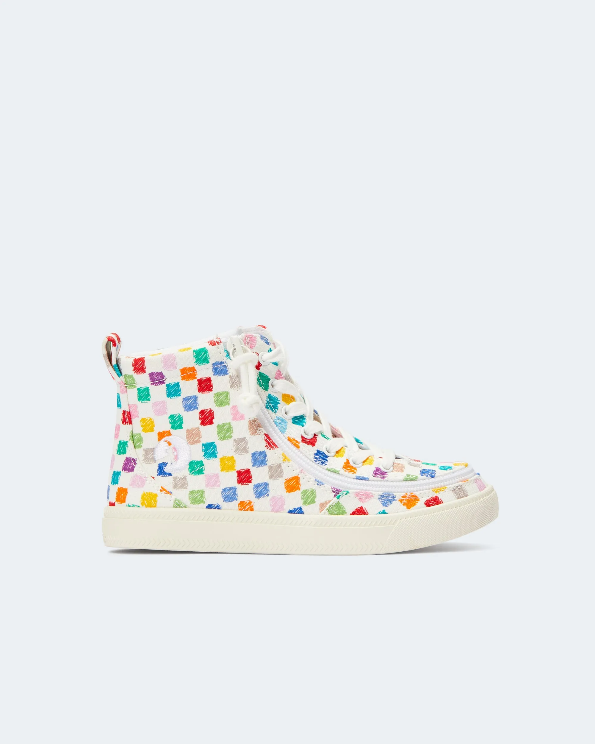 Classic High Top (Kids) - Checkerboard