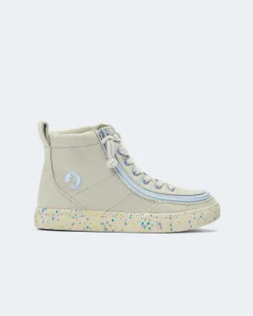 Classic High Top (Kids) - Grey/Blue Speckle