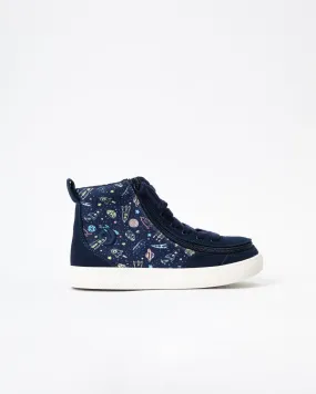 Classic High Top (Kids) - Navy Space