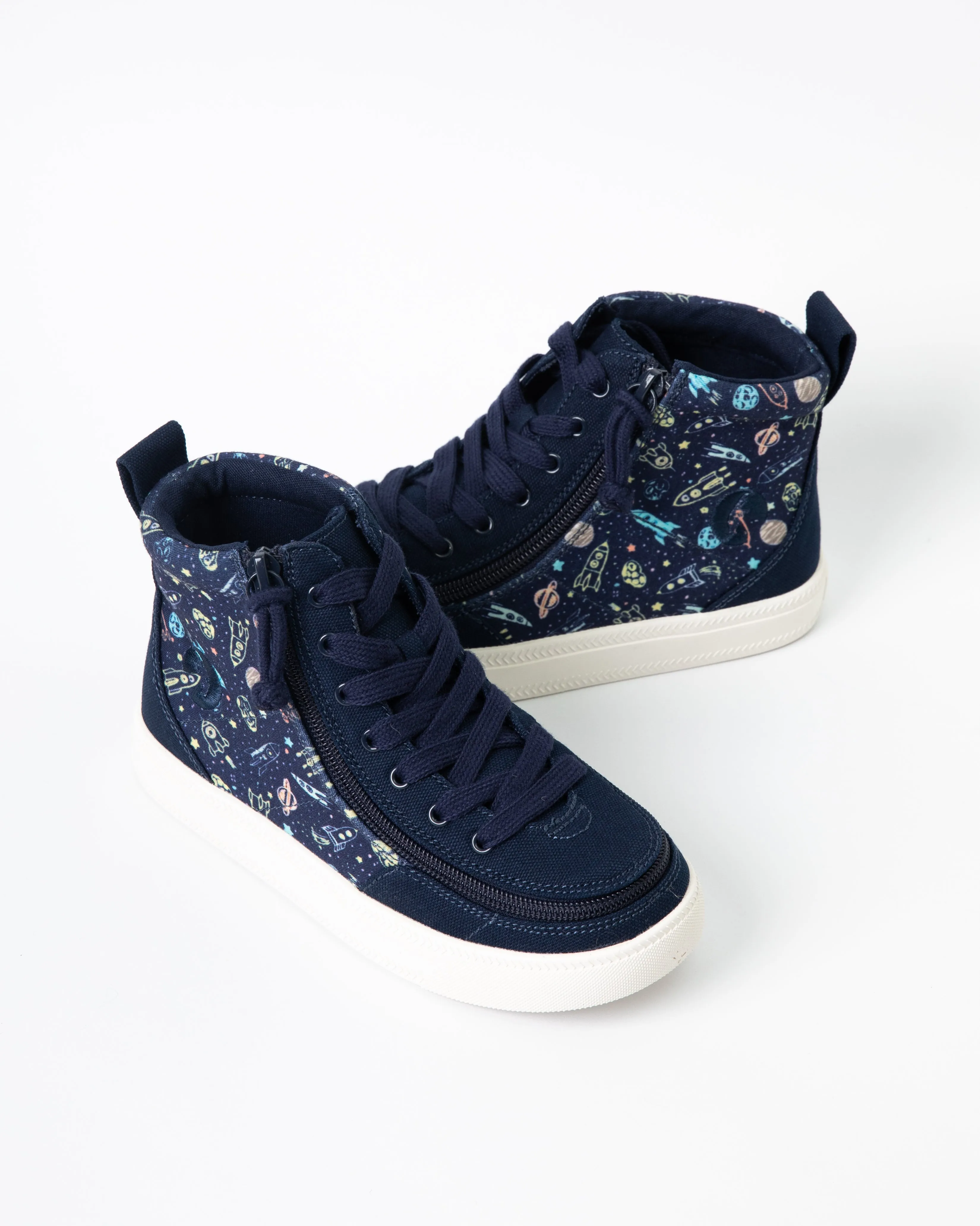 Classic High Top (Kids) - Navy Space