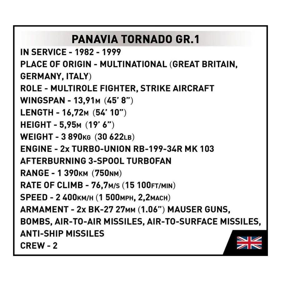 Cobi Tornado GR1 (Kids Aviation)