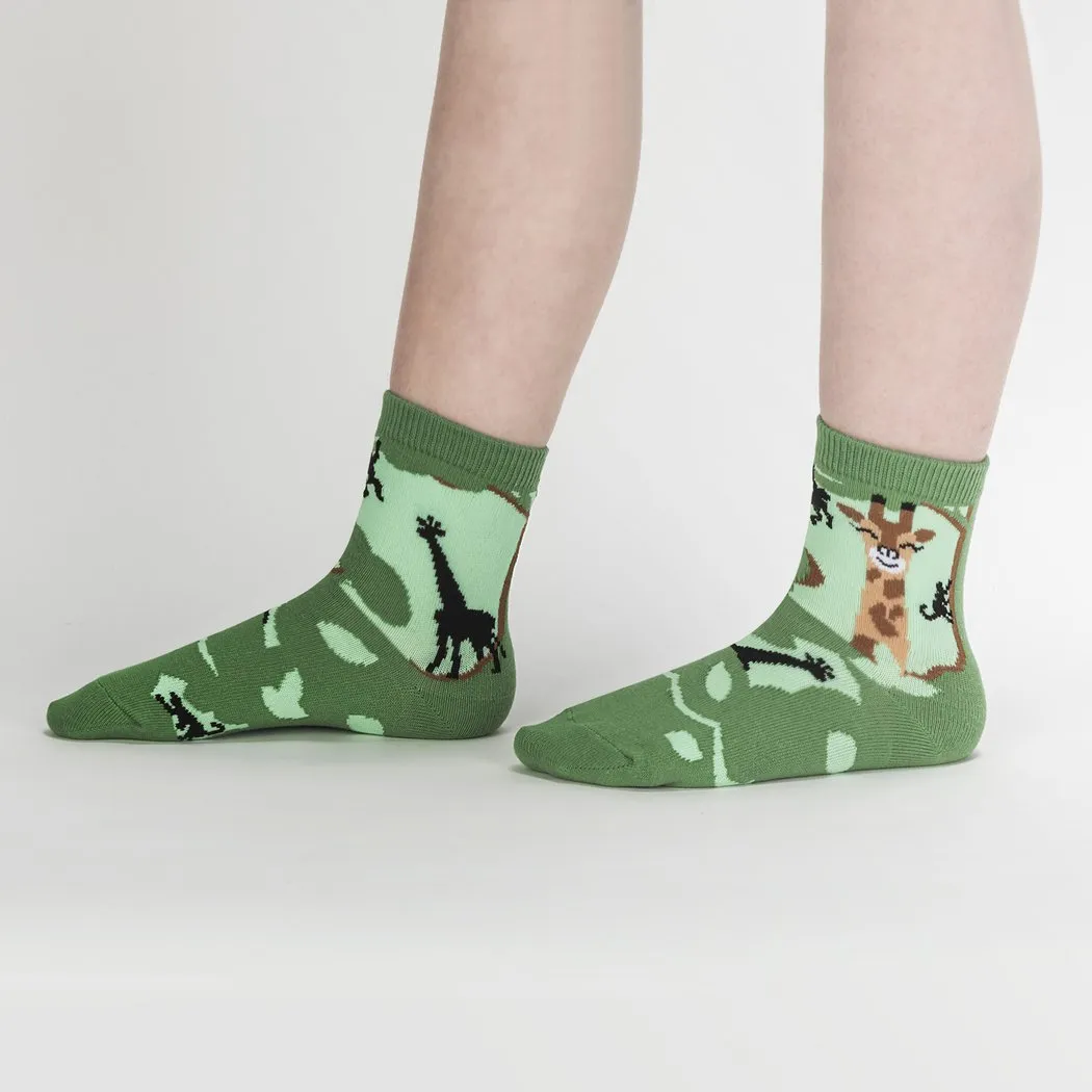 3-Pack of Junior Rhino-Corn Crew Socks