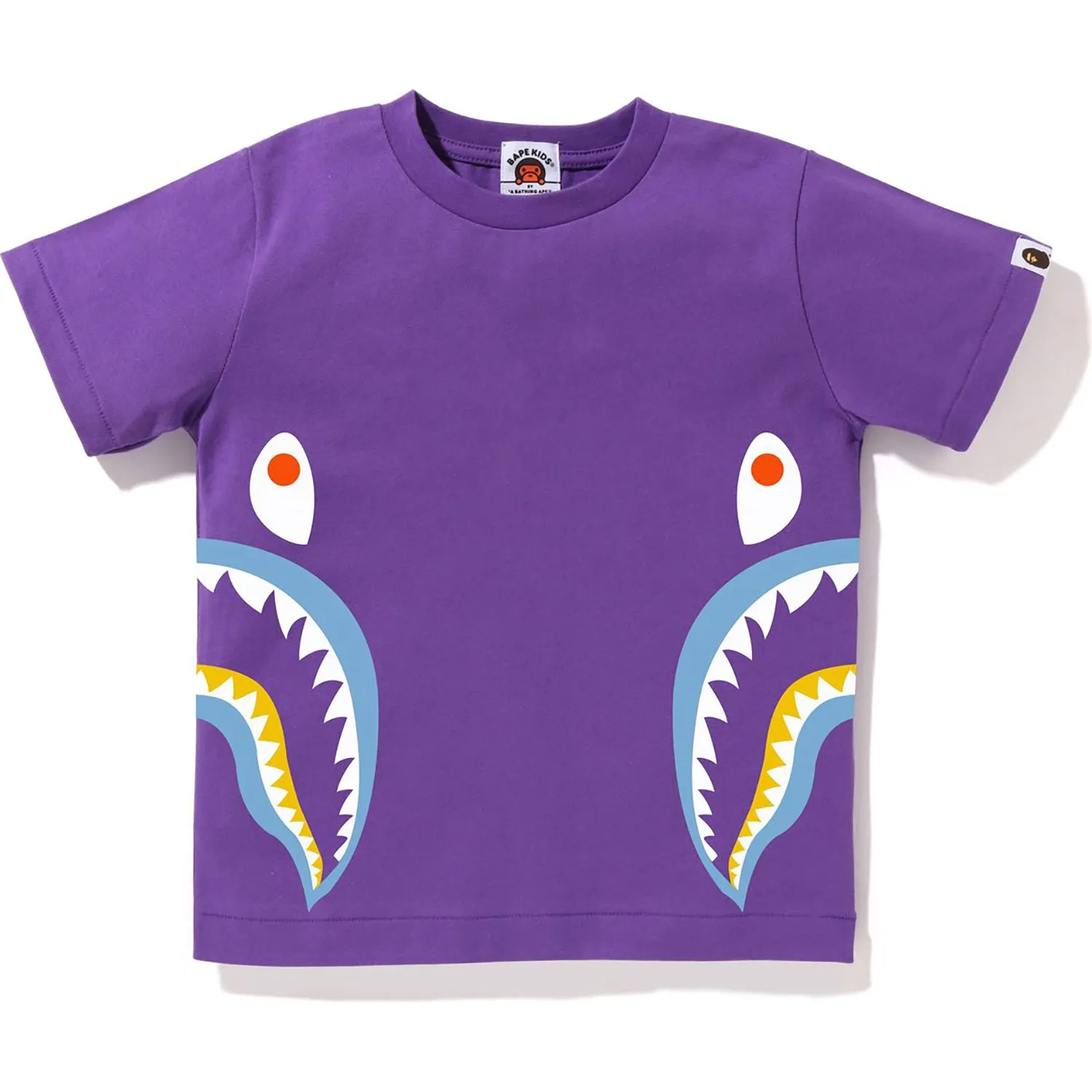 SIDE SHARK TEE FOR KIDS IN VARIOUS COLORS