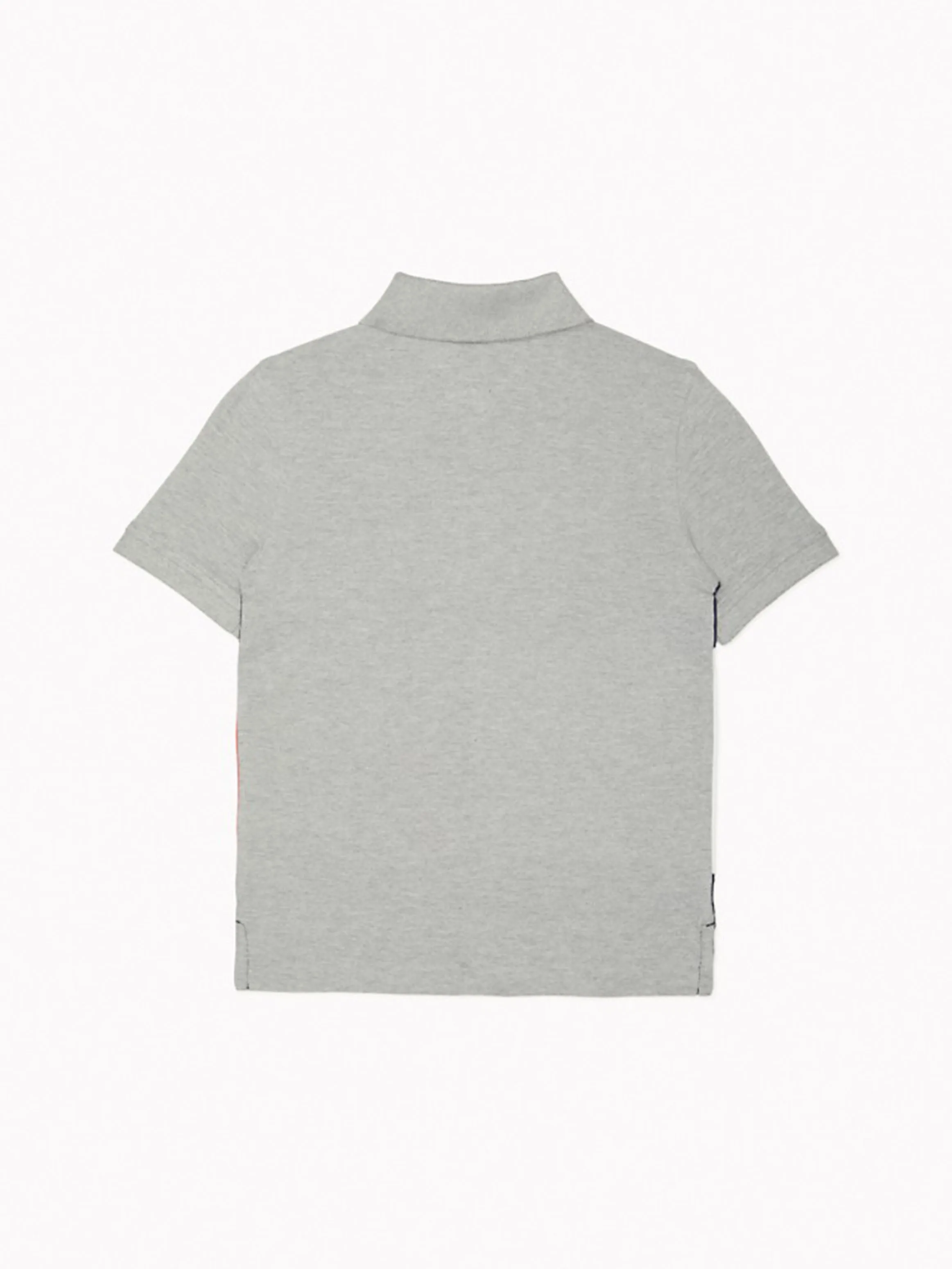 Colourblock Flag Polo (Kids) - Grey