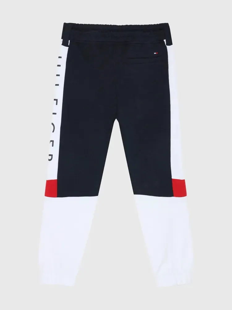 Colourblock Sweatpant (Kids) - Fresh White