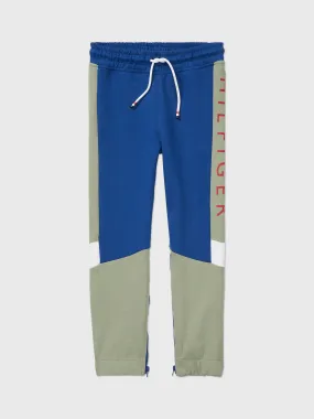 Colourblock Sweatpant (Kids) - Solar Green