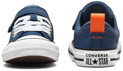 Converse Kids Chuck Taylor All Star Malden Street Low Top Easy-On Navy/Pale Magma/White