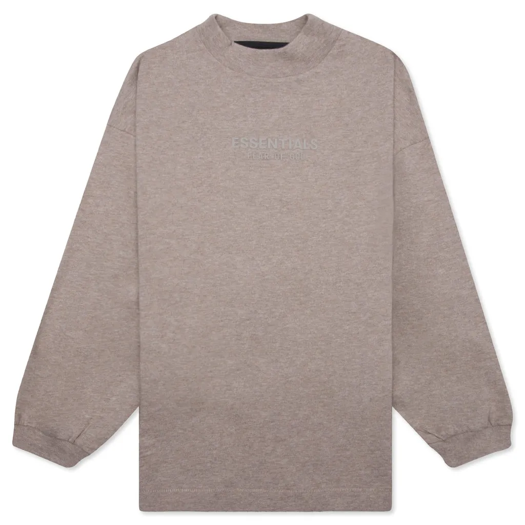 Children's Long Sleeve Tee - Heathered Core Color