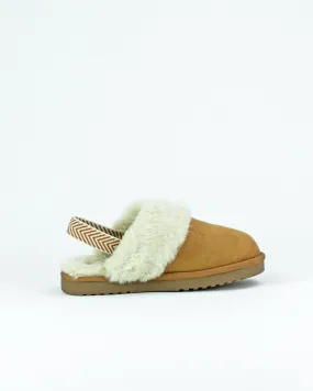 Cozy Sling Scuff (Kids) - Chestnut