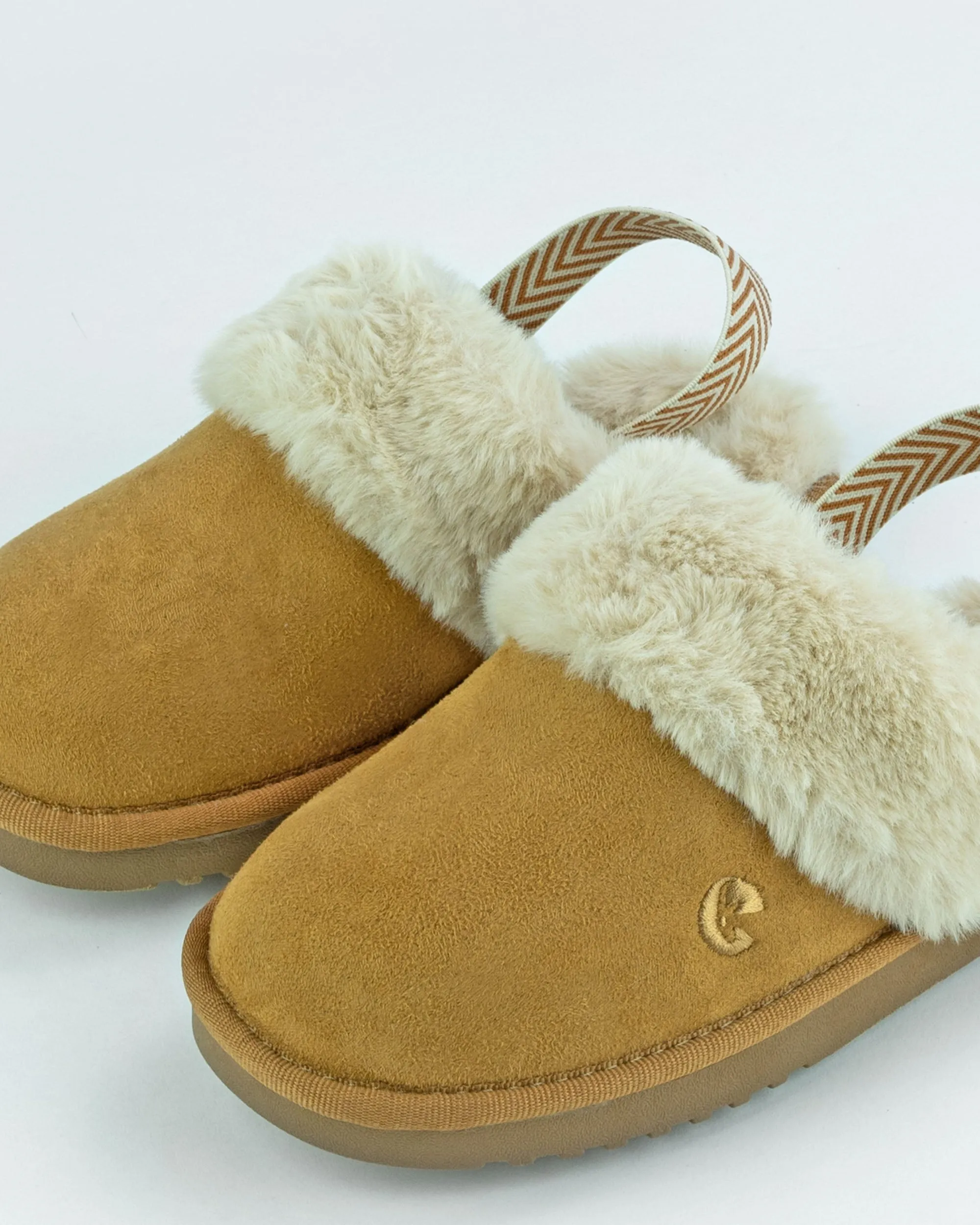 Cozy Sling Scuff (Kids) - Chestnut