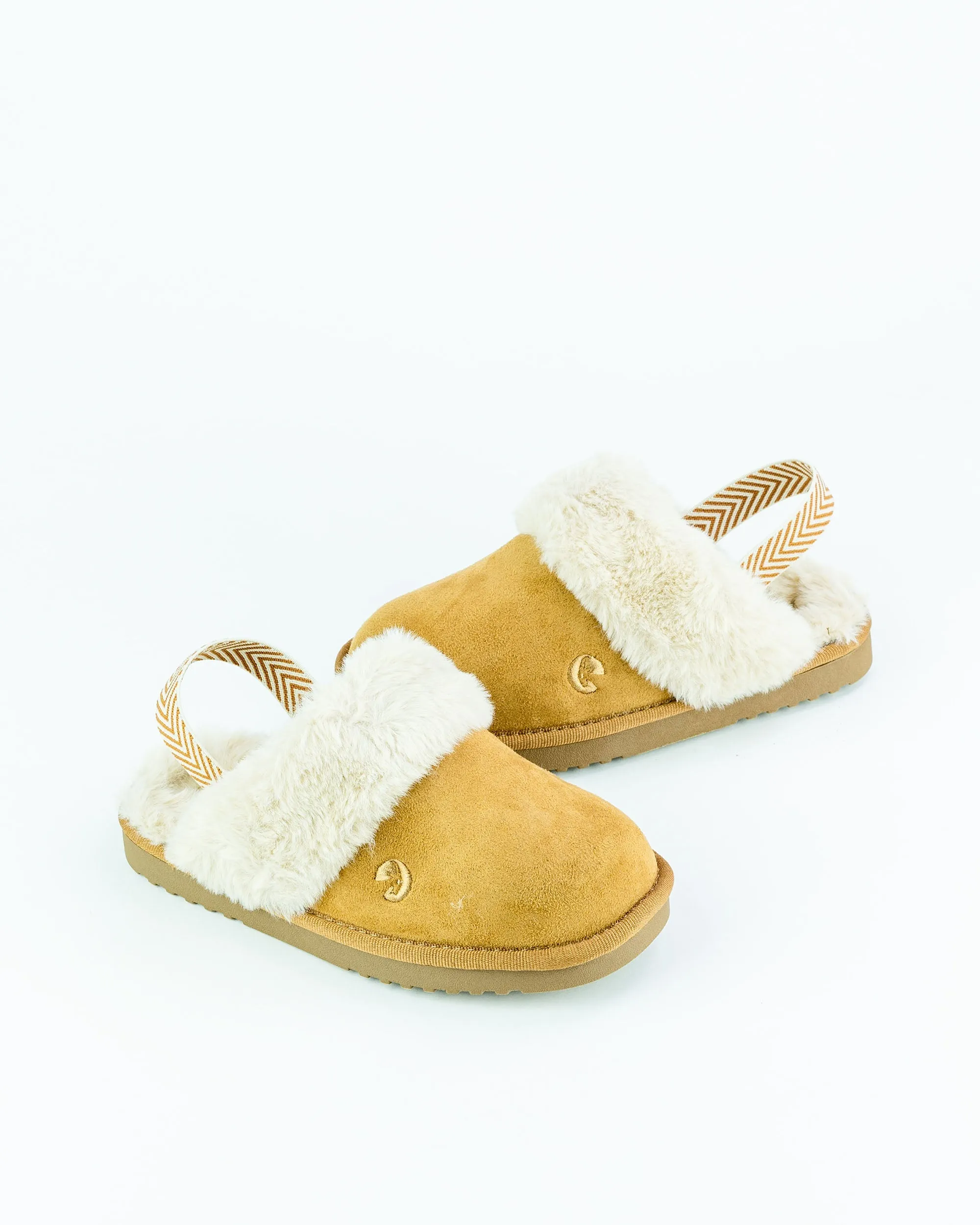 Cozy Sling Scuff (Kids) - Chestnut