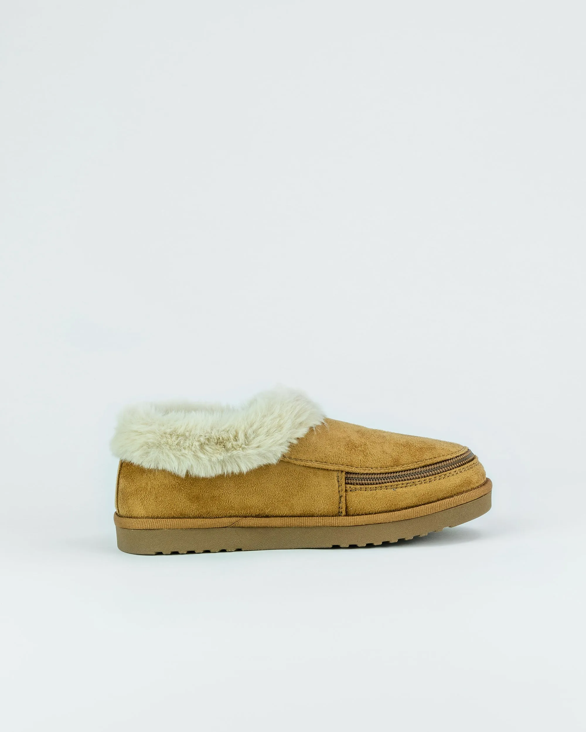 Cozy Slippers (Kids) - Chestnut