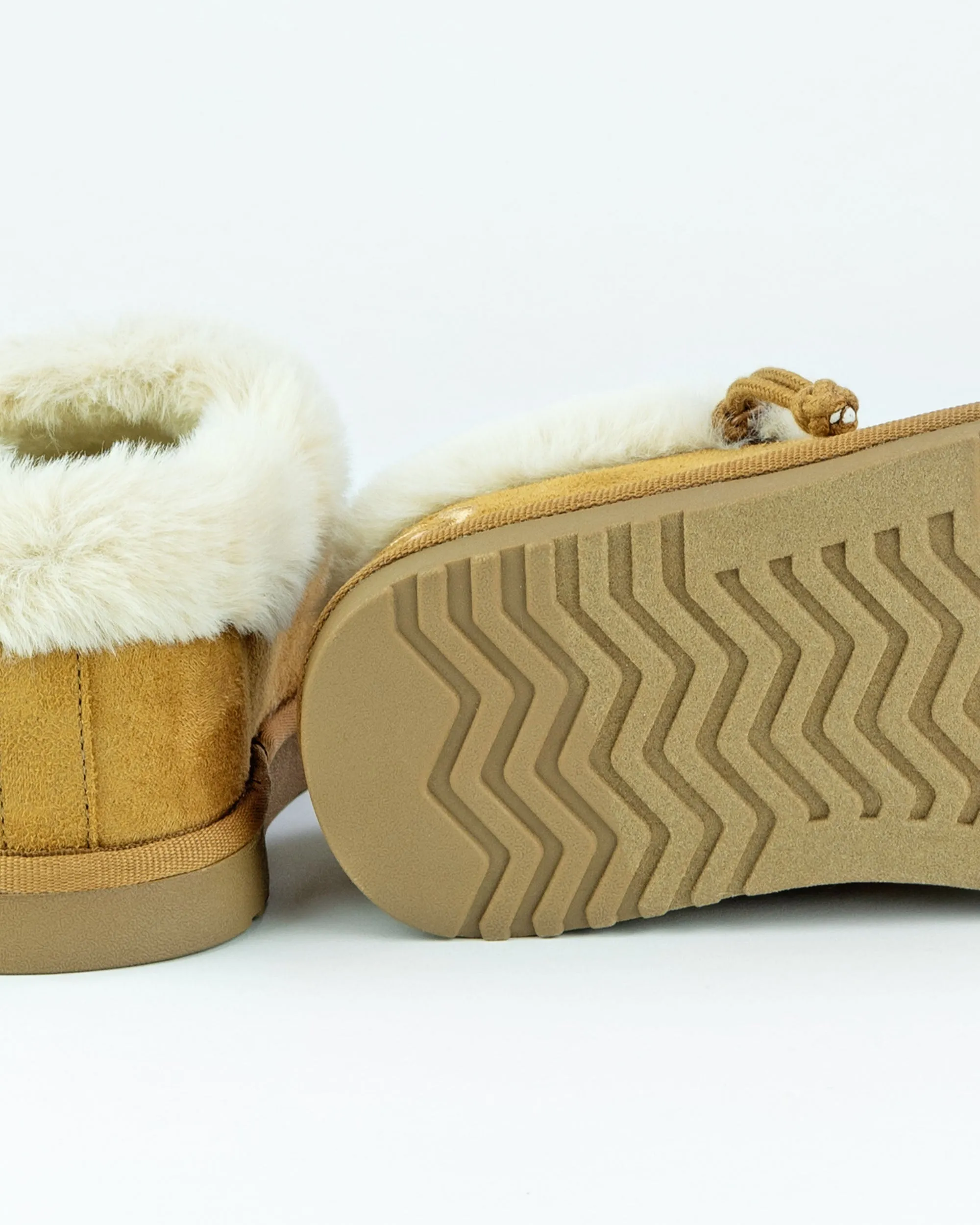 Cozy Slippers (Kids) - Chestnut