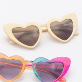 Cute Heart-Shaped Barbie Sunglasses