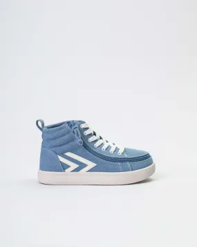 CS High Top (Kids) - Denim/White