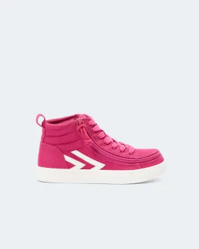 CS High Top (Kids) - Fuchsia/White