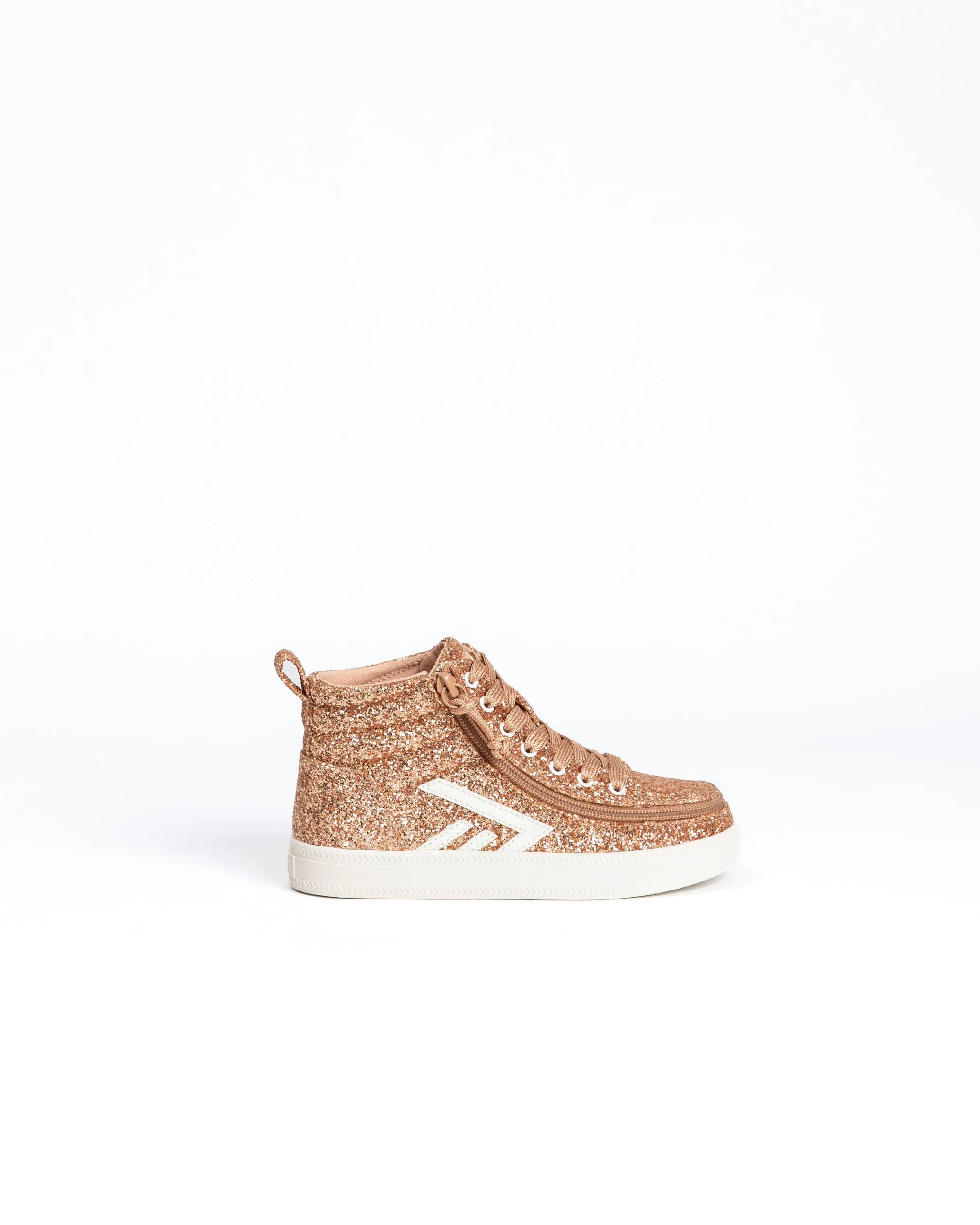 CS High Top (Kids) - Rose Gold Glitz