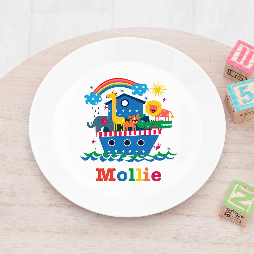 Personalized Noah's Ark Dining Set for Kids