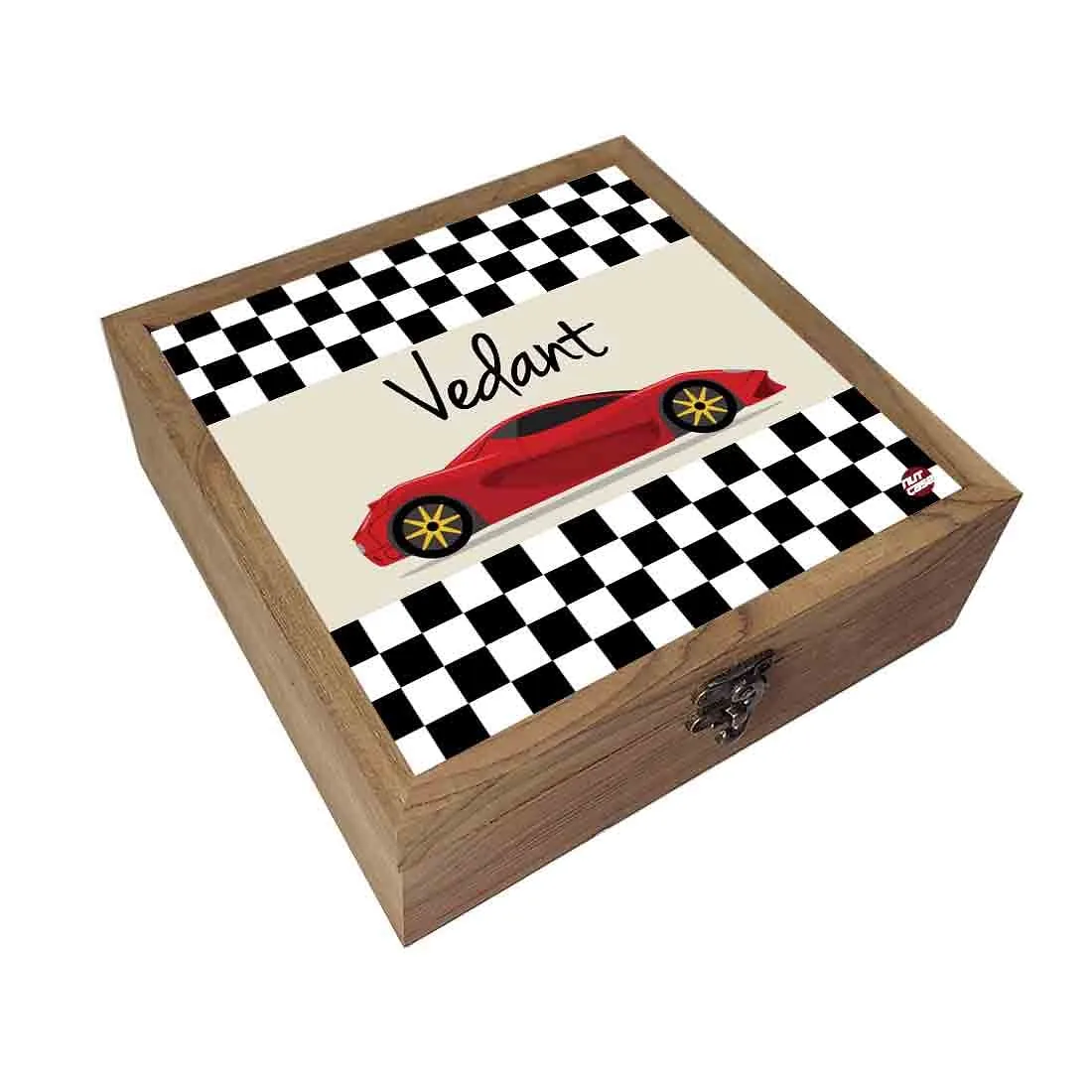 Customized Kids Cute Jewelry Boxes for Boys - Racing Car