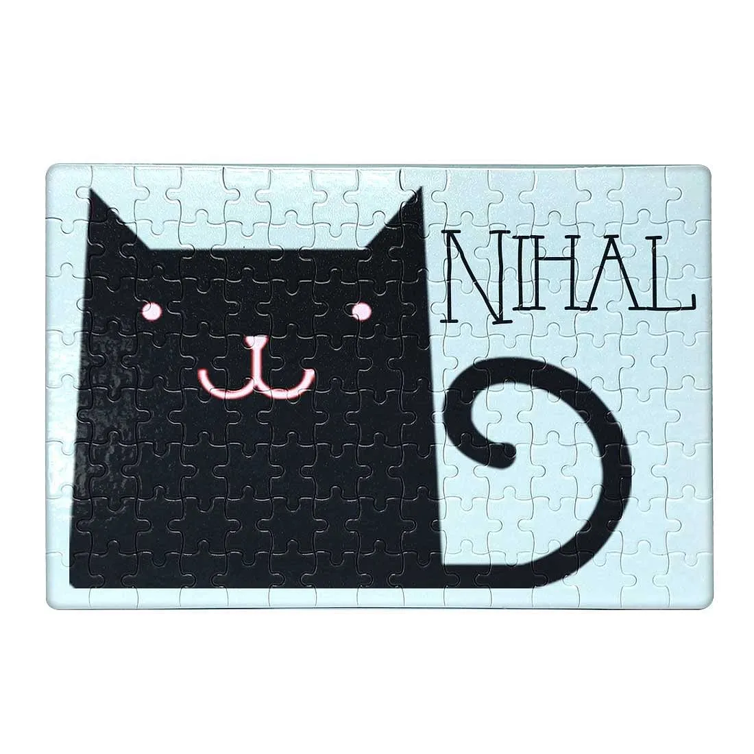 Customized Puzzle for Kids - Black Cat