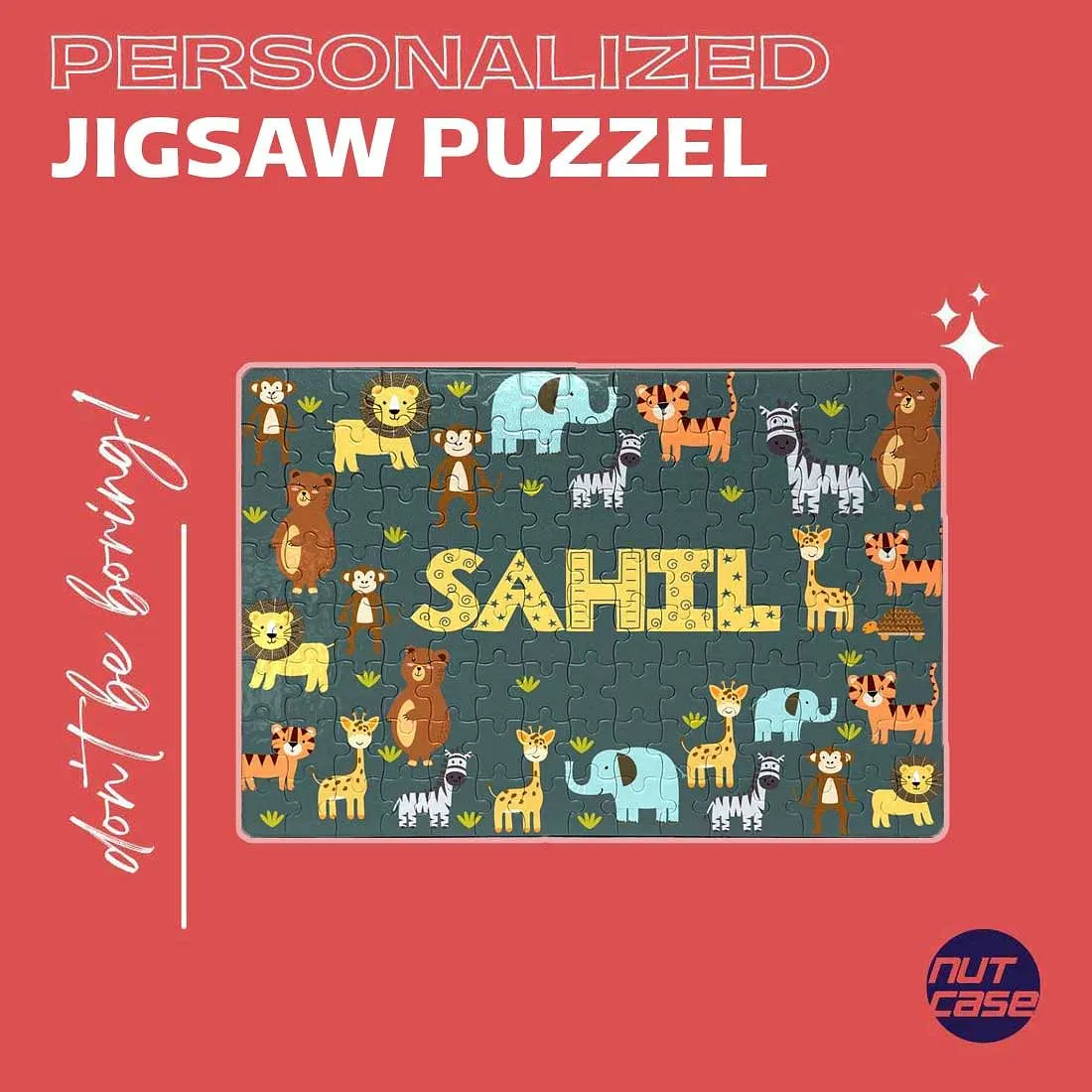 Customized Puzzle for Kids - Monkey