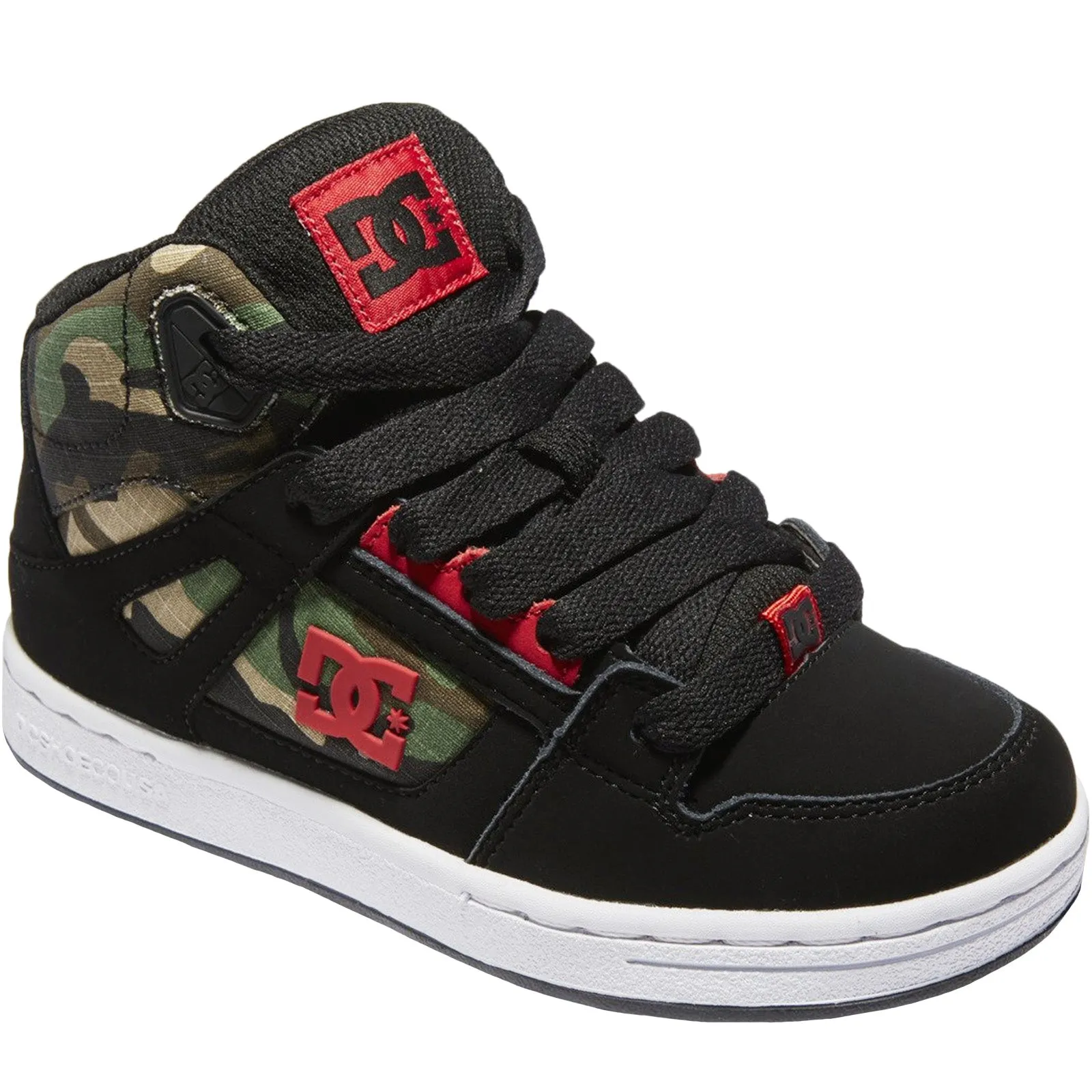 DC Shoes Kids Pure Hi Leather High Top Trainers