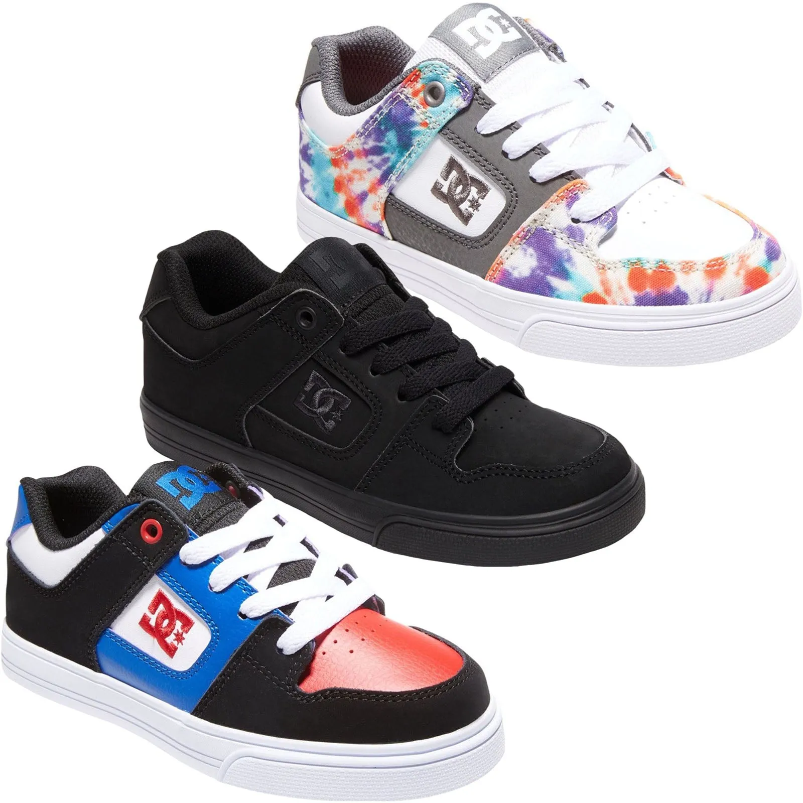 DC Shoes Kids Pure Leather Retro Chunky Trainers