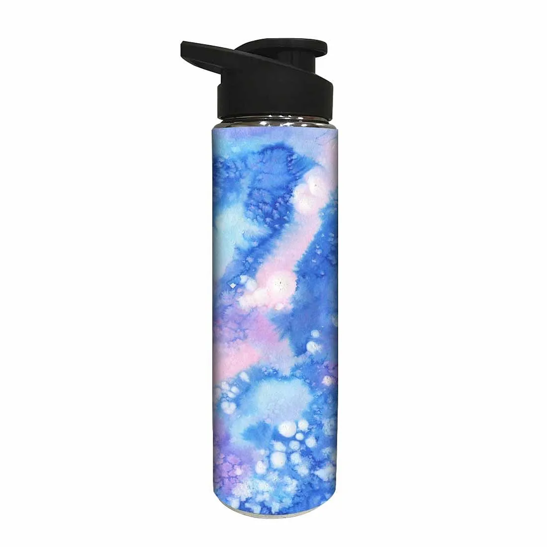 Designer Sipper Bottle for Kids -  Arctic Space Purple Watercolor