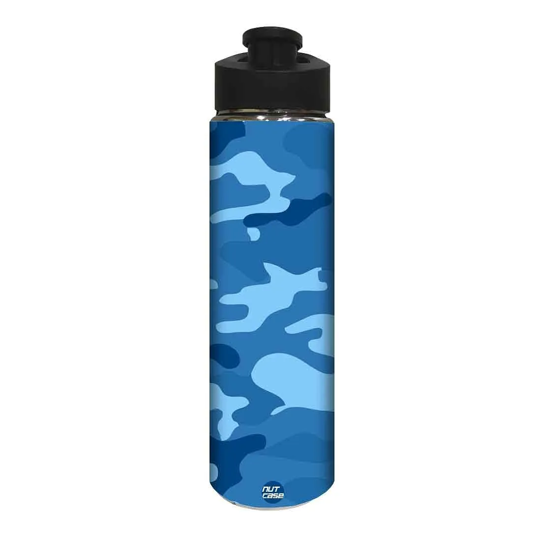 Designer Sipper Bottle for Kids -  Blue Army