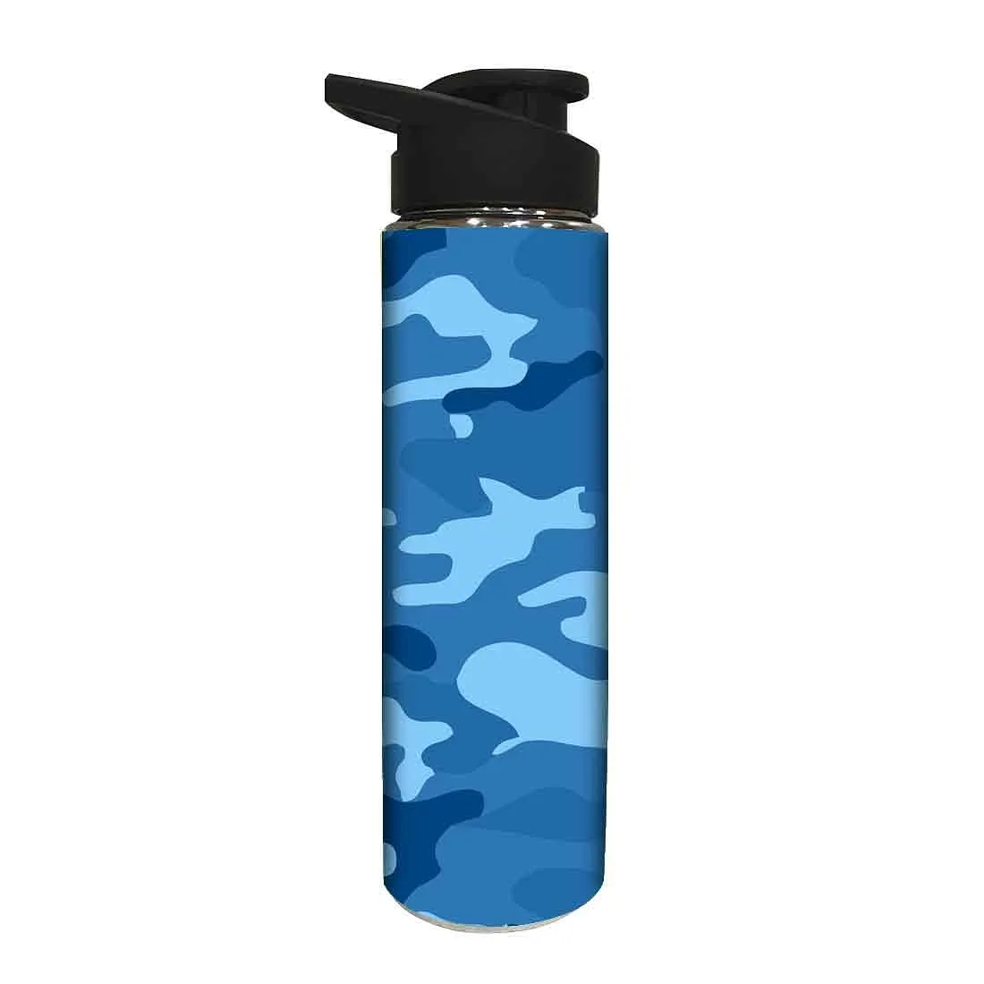 Designer Sipper Bottle for Kids -  Blue Army