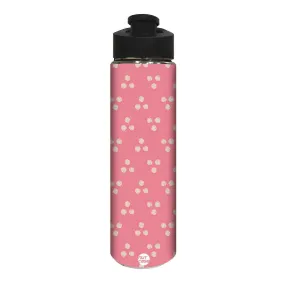 Designer Sipper Bottle for Kids -  Dots with Pink Background