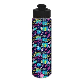 Designer Sipper Bottle for Kids -  Multicolor Trendy Pattern