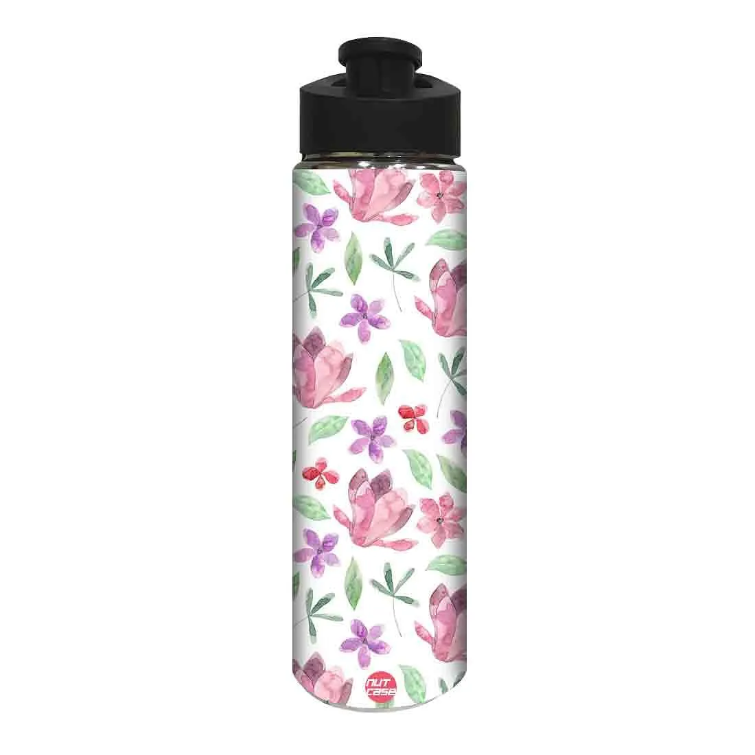 Designer Sipper Bottle for Kids -  Pink Flower