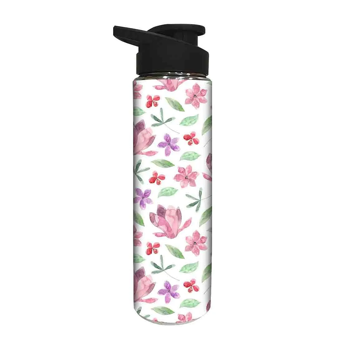 Designer Sipper Bottle for Kids -  Pink Flower