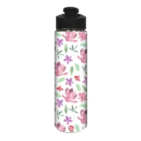 Designer Sipper Bottle for Kids -  Pink Flower