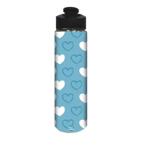 Designer Sipper Bottle for Kids -  White Heart