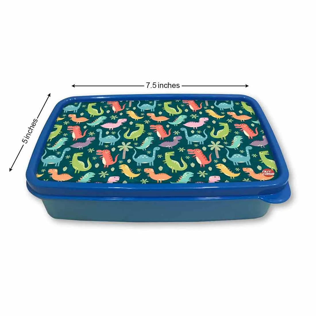 Designer Tiffin Box for Kids School Lunch Box Containers - Small Dinosaur