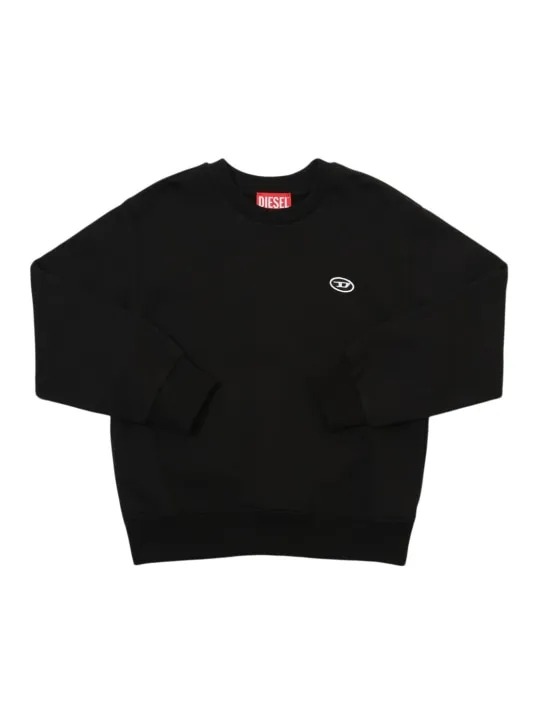 Diesel Kids   Cotton crewneck sweatshirt 