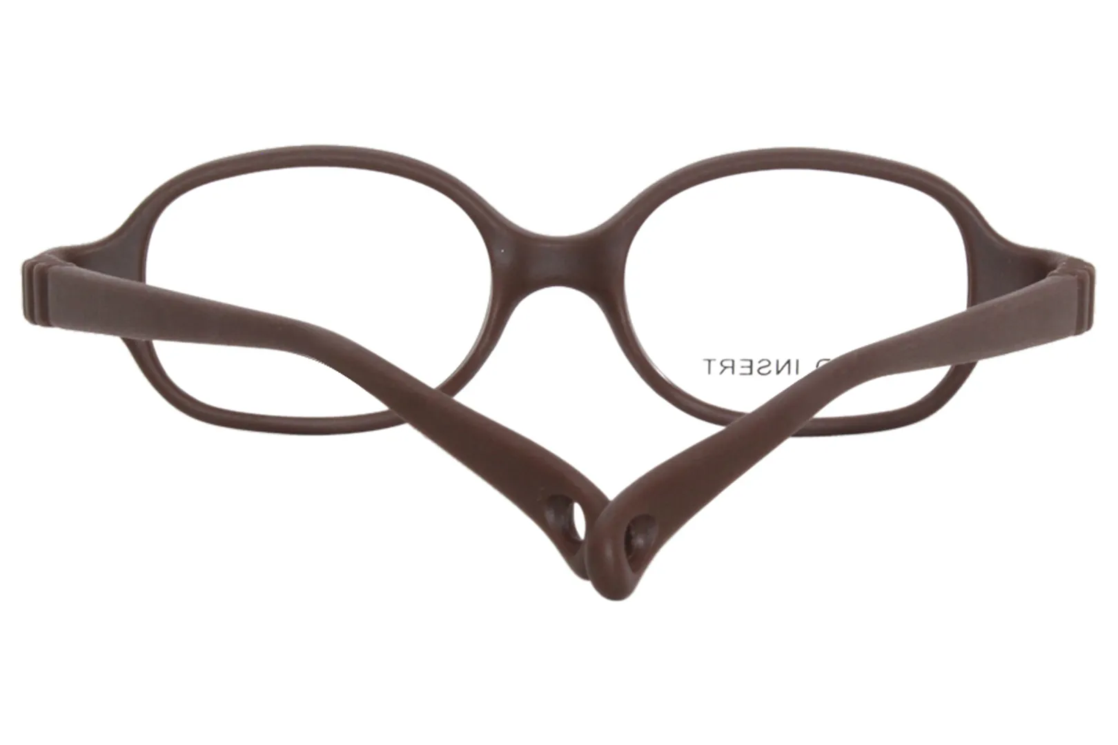 Dilli Dalli Cuddles Eyeglasses Youth Kids Chocolate Full Rim Oval Shape 43mm