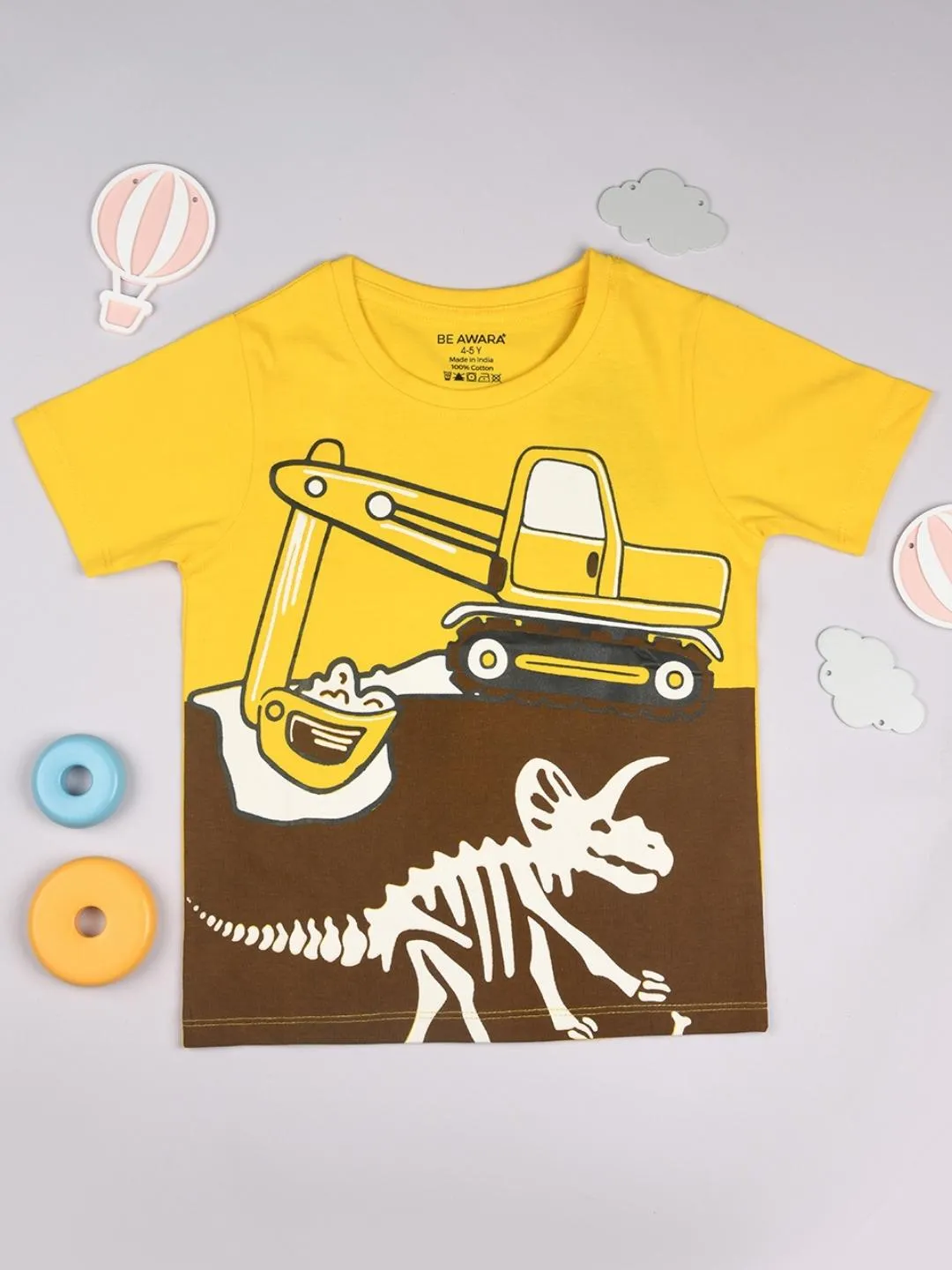 Dino Crane Kids T-Shirt