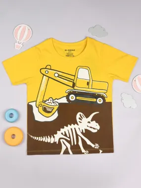 Dino Crane Kids T-Shirt