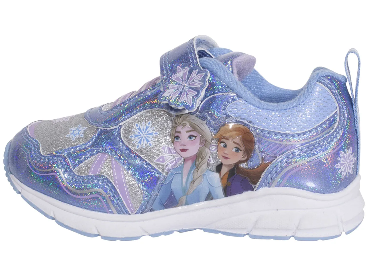 Disney Little Kids Girl's Frozen II Sneakers Light Up Blue/Purple Sz: 11